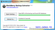 BlackBerry Backup Extractor screenshot